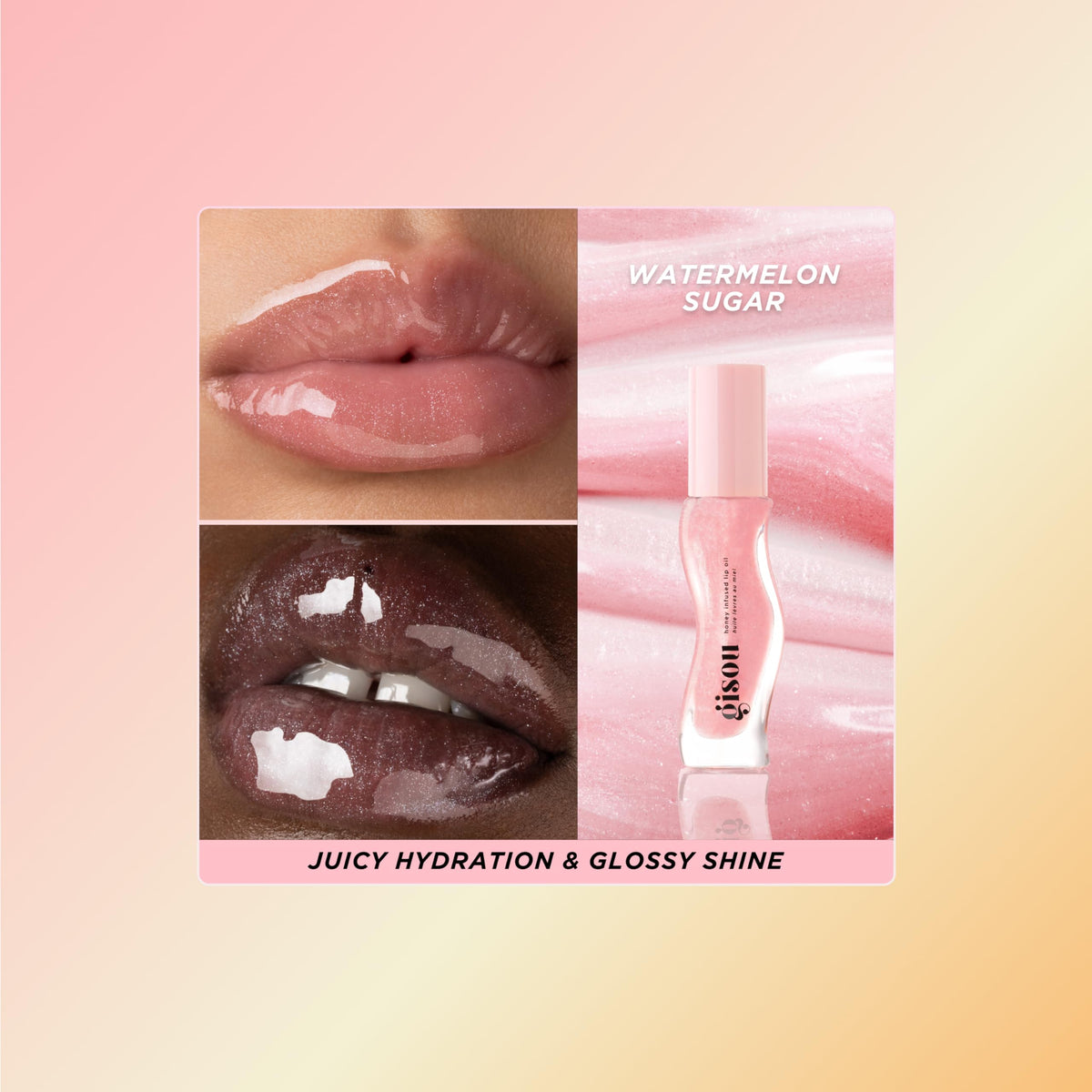 Gisou doe-foot applicator demonstrating smooth non-sticky texture