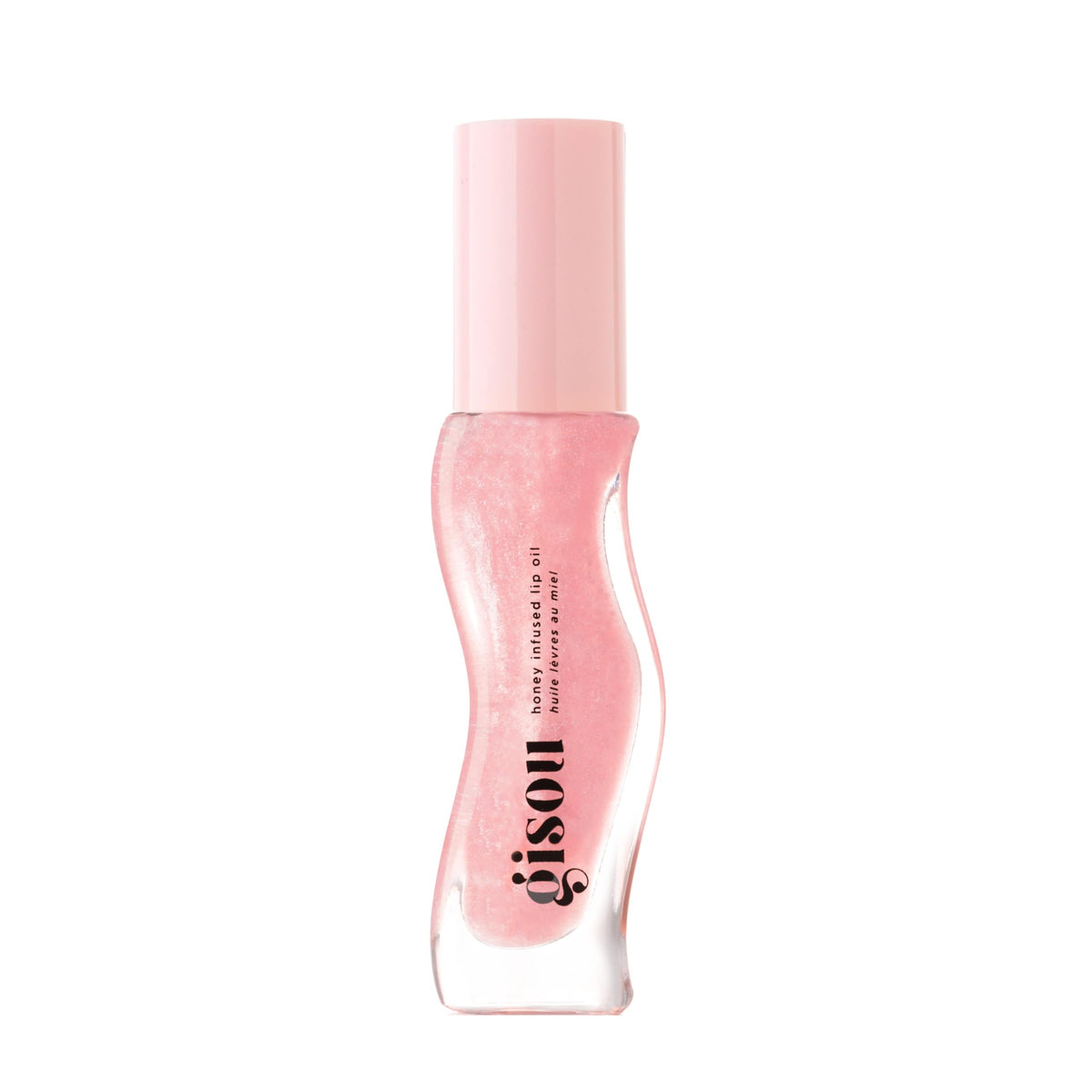 Gisou front packaging showing honey-infused lip oil and glossy finish