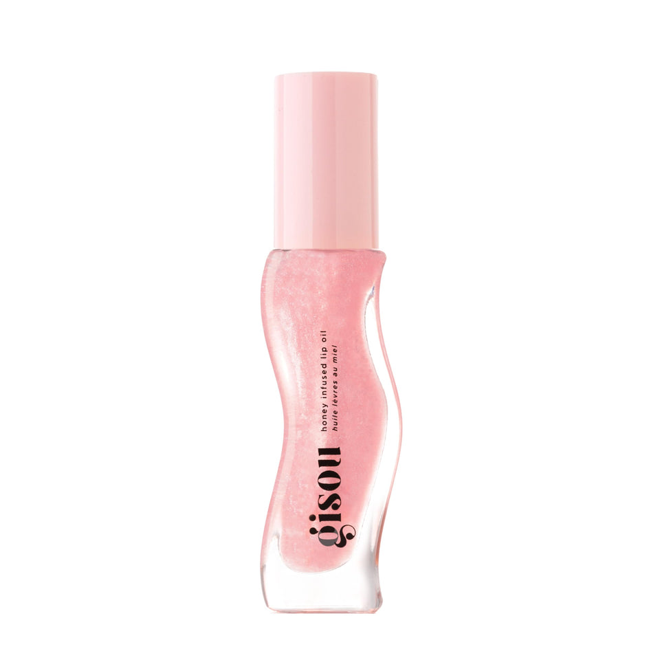 Gisou front packaging showing honey-infused lip oil and glossy finish
