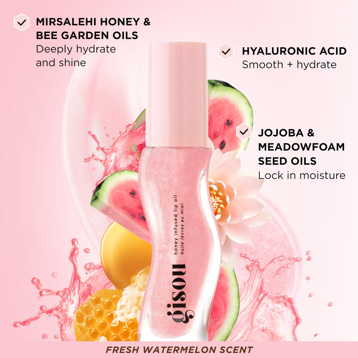 Gisou size comparison 8ml tube for travel-friendly convenience