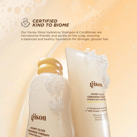 Gisou bottle in hand for scale, conveys convenient everyday use size
