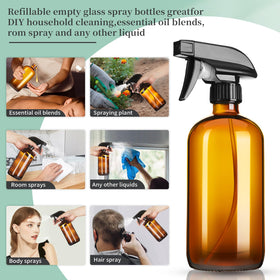 GIVAMEIHF bottle held in hand to show 16oz scale for easy handling and refill planning