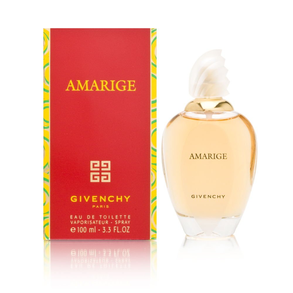 Givenchy AMARIGE front bottle view showing elegant packaging and wearable floral appeal