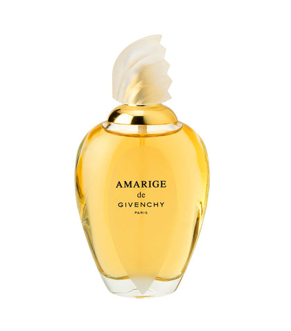Givenchy Amarige front bottle with elegant design and immediate visual appeal