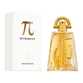 Givenchy PI spray in use on wrist illustrating warm woody-vanilla scent ideal for evening wear