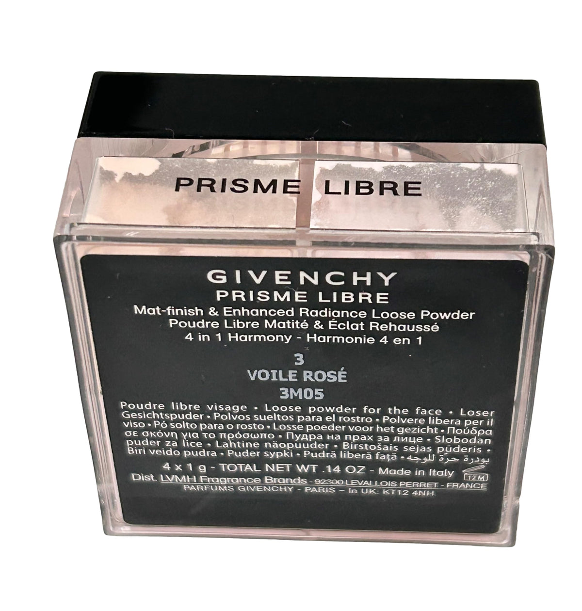 Givenchy Prisme Libre being applied with brush showing smooth matte setting benefit