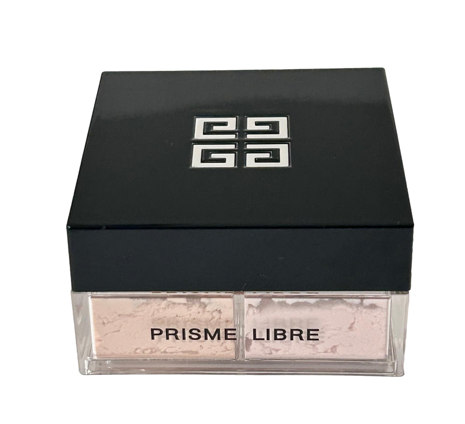 Givenchy Prisme Libre front view of four pans showing shade Voile Rose and finishing benefit