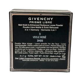 Givenchy Prisme Libre next to coin for size comparison illustrating travel-friendly benefit