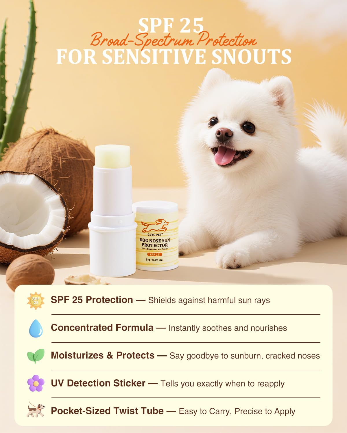 GJYC PET twist-up applicator close-up for mess-free application