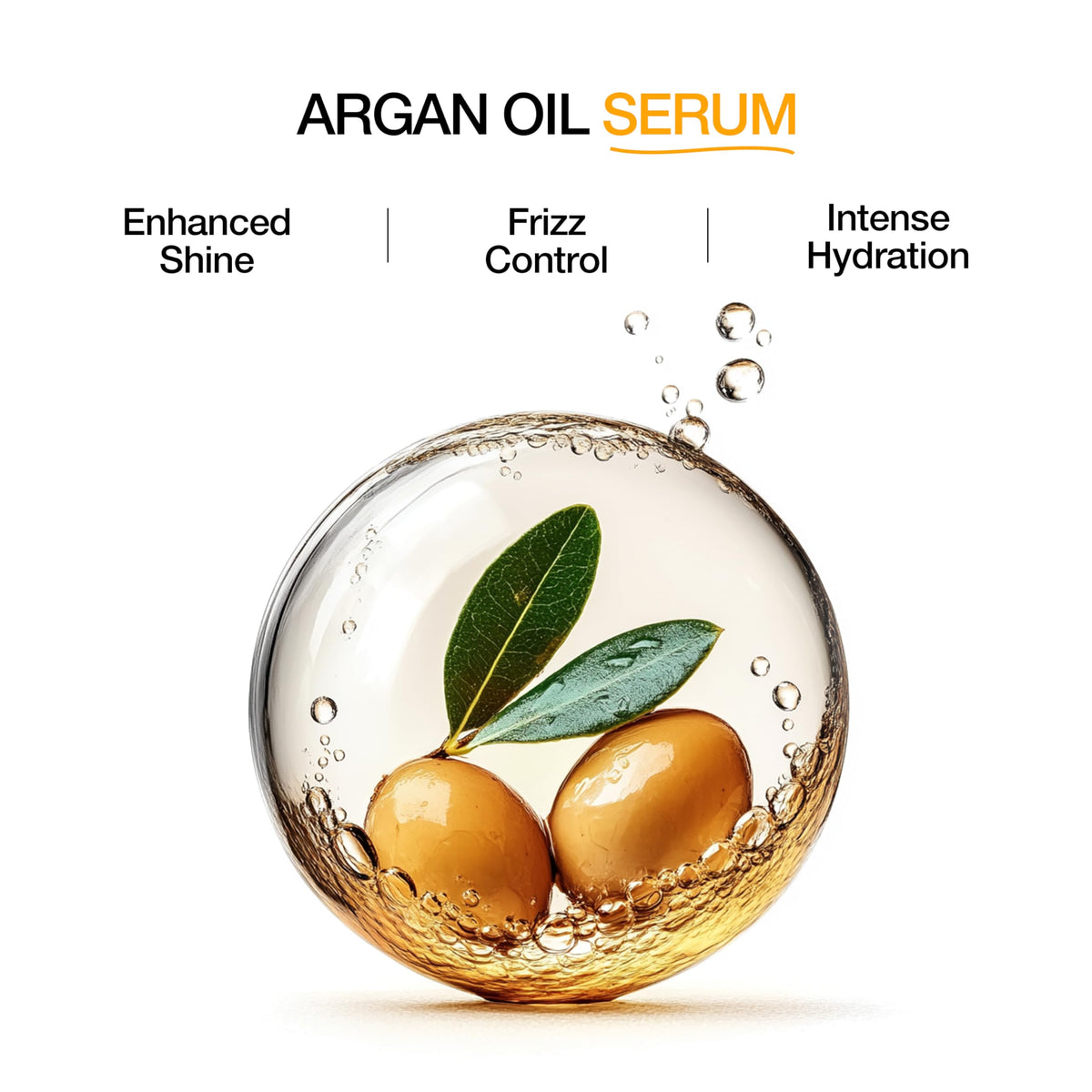 GK HAIR oil texture on palm shows lightweight absorbent formula for shine