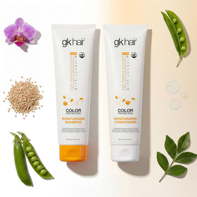GK HAIR conditioner creamy texture spread for smooth detangling