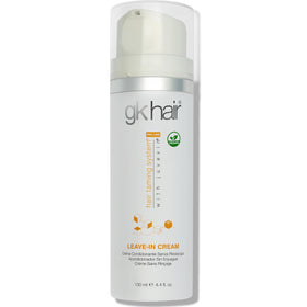 GK HAIR front packaging showing keratin leave-in for smoother hair