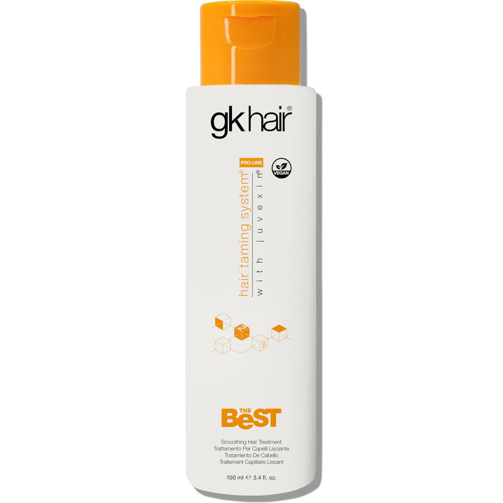 GK HAIR front packaging showing 3.4 oz tube and professional branding for clarity
