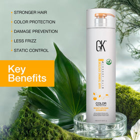 GK HAIR keratin ingredient detail highlighting repair benefit