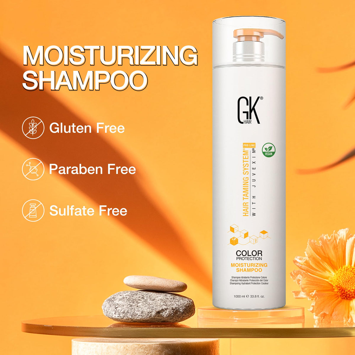 GK HAIR 1L size comparison showing value and longevity benefit