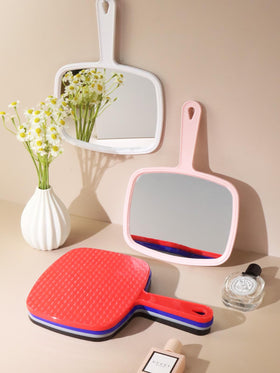 Gladmart mirror hanging on pegboard showing space-saving storage benefit