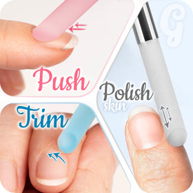 Gladzy pointed tip detail for cleaning under nails and reaching tight areas