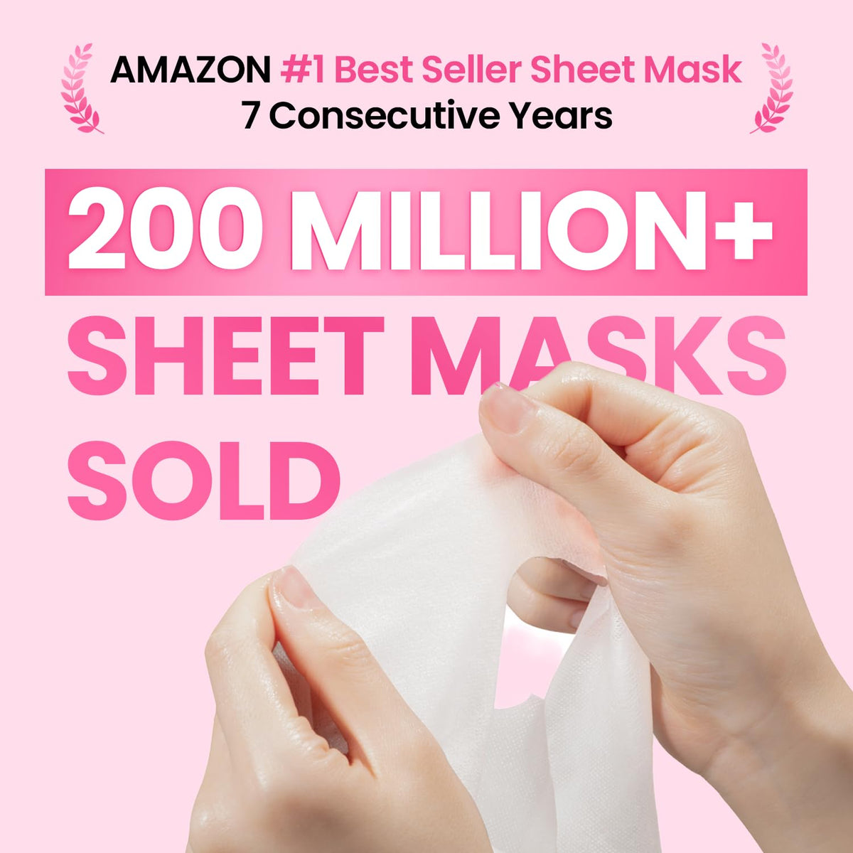 GLAM UP open sachet revealing sheet mask and clean application for immediate hydration