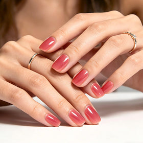 GLAMERMAID close-up of gel-like sheen highlighting glossy, salon finish