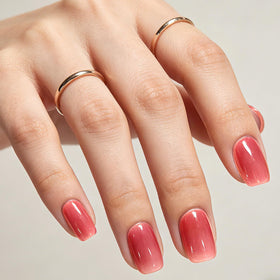GLAMERMAID detail of thicker free edge and thinner cuticle for durability
