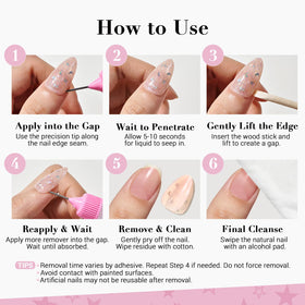 GLAMERMAID in a manicure setting showing gentle at-home nail-care use