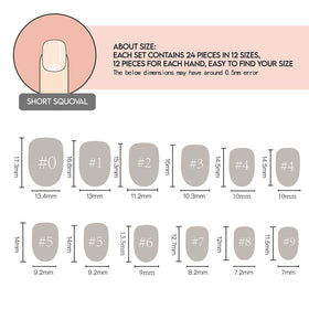 GLAMERMAID adhesive tabs and glue visual, options for short or long wear