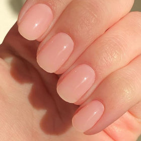 GLAMERMAID nails worn on hand in everyday setting, effortless chic appearance
