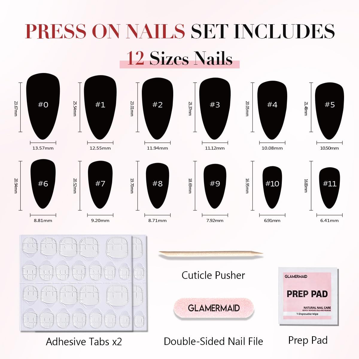 GLAMERMAID stiletto nails styled for party showing bold statement benefit