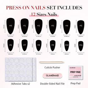 GLAMERMAID stiletto nails styled for party showing bold statement benefit