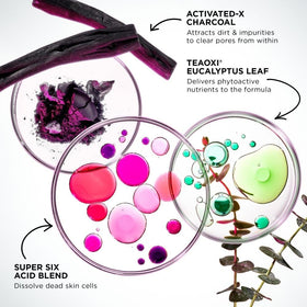 Glamglow SUPERMUD being applied to face demonstrating deep-cleansing action
