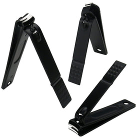 GLAMNE case mid-open with push-button visible for quick and secure access