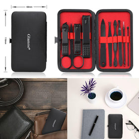 GLAMNE size comparison with hand to show scale — compact travel-ready benefit