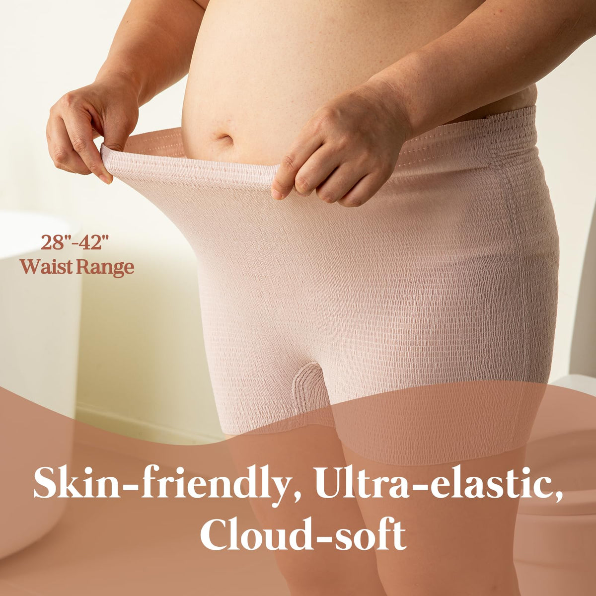 Glamommy large sanitary pads paired with moisturizing cooling wipes for absorbency and comfort