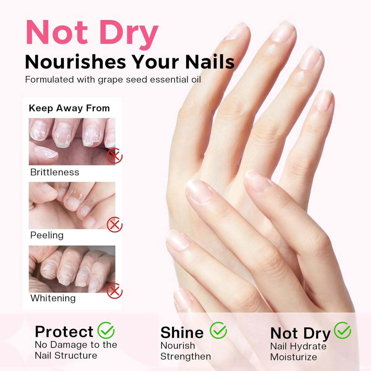 Glamonade removing glitter polish to show powerful, fast breakdown