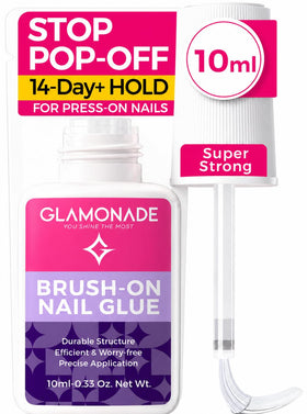 Glamonade front packaging bottle showing brand and quick-dry benefit