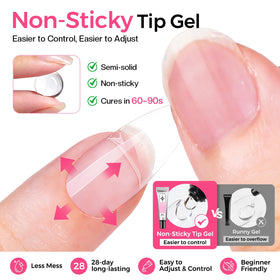 Glamonade glue gel bottle close-up highlighting strong bond and simple application