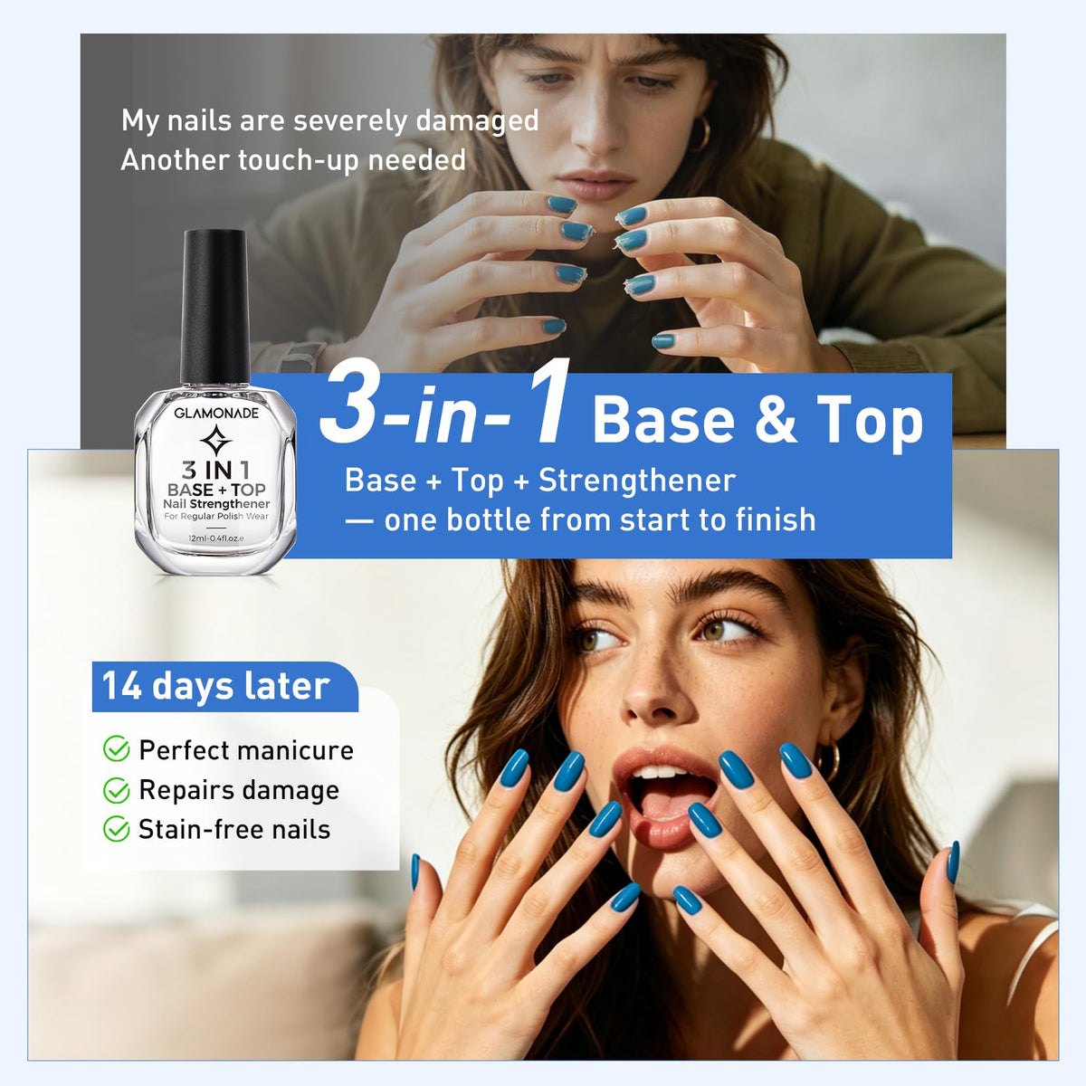 Glamonade lifestyle desk manicure setup for easy at-home use