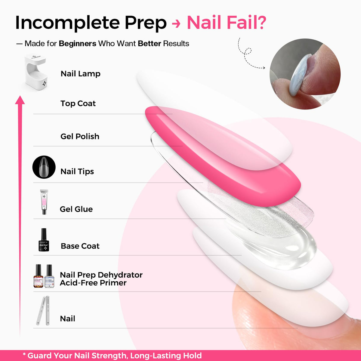 Glamonade lifestyle shot of woman holding cup with finished nails showing salon results