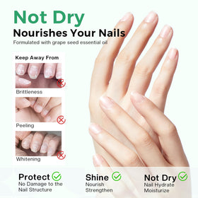 Glamonade nail removal in use showing gentle gel softening stubborn polish