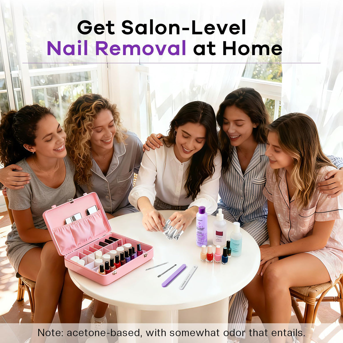 Glamonade used at salon station showing quick turnaround for clients
