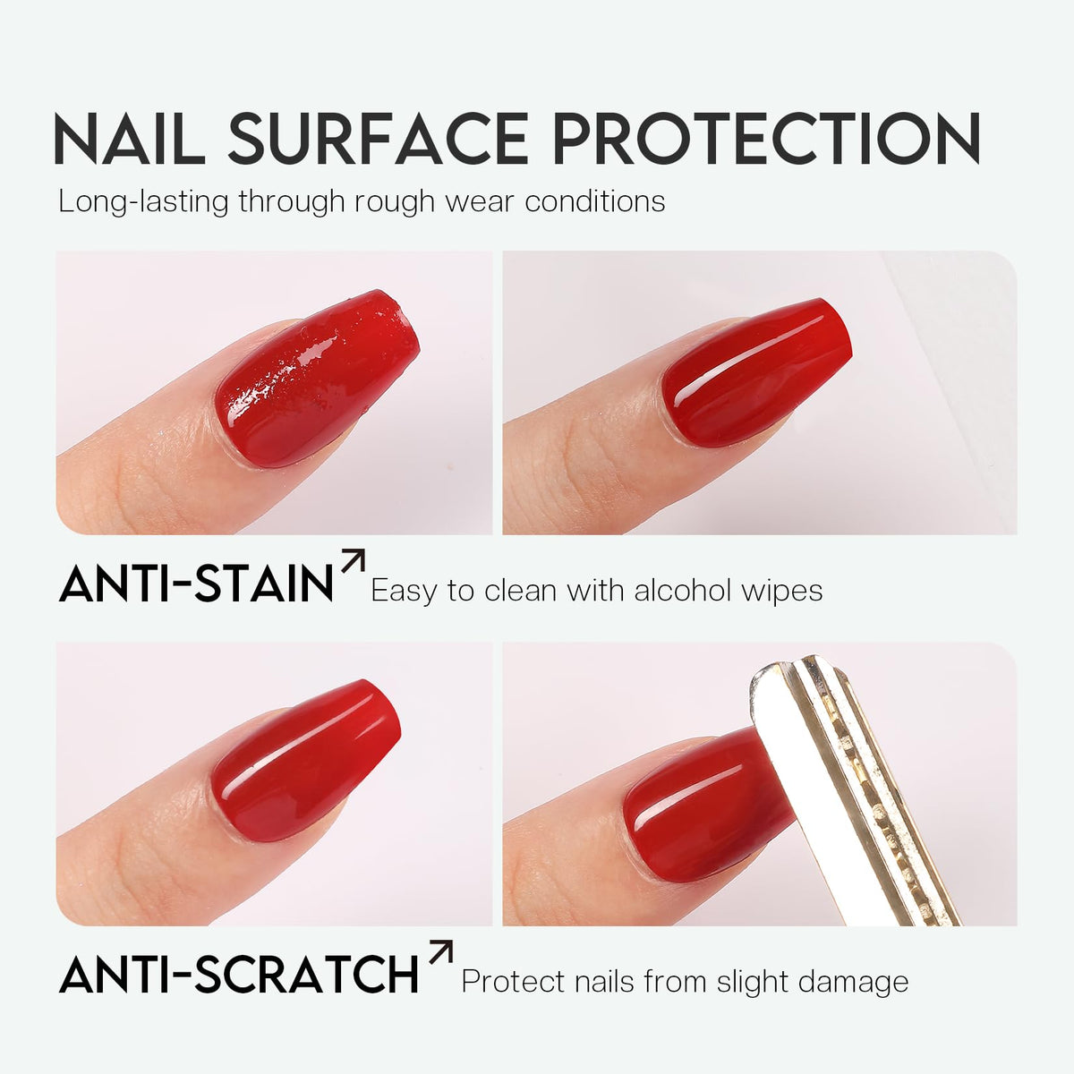 Glamonade in salon-style setting showcasing professional-looking manicure benefit