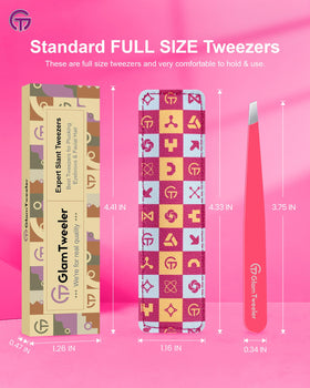 GlamTweeler presented in a gift box, elegant beauty tool for gifting