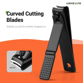 Nail Clippers with Glass Nail File glass nail file texture for smooth polished finish