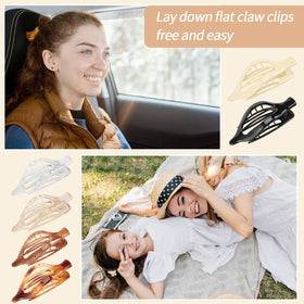 Glaudmeiss worn in hair half-up style for neat, low-profile look