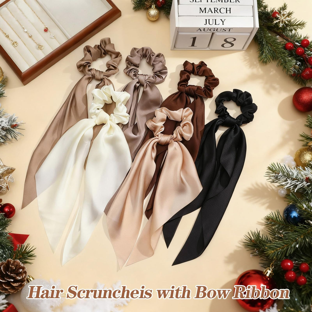 Glaudmeiss ribbon tied to handbag showing styling versatility and outfit upgrade