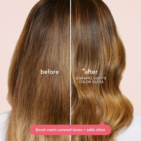 glaze application on balayage showing easy, even distribution