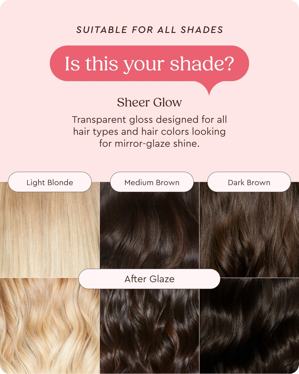 glaze before and after comparison revealing enhanced color and mirror shine