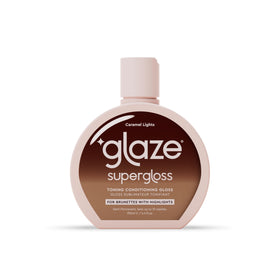 glaze front packaging showing Caramel Lights and clear benefits