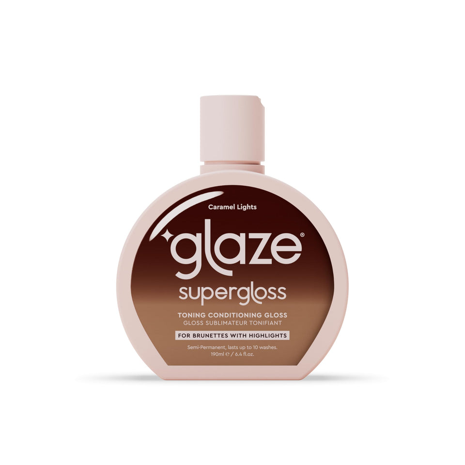 glaze front packaging showing Caramel Lights and clear benefits