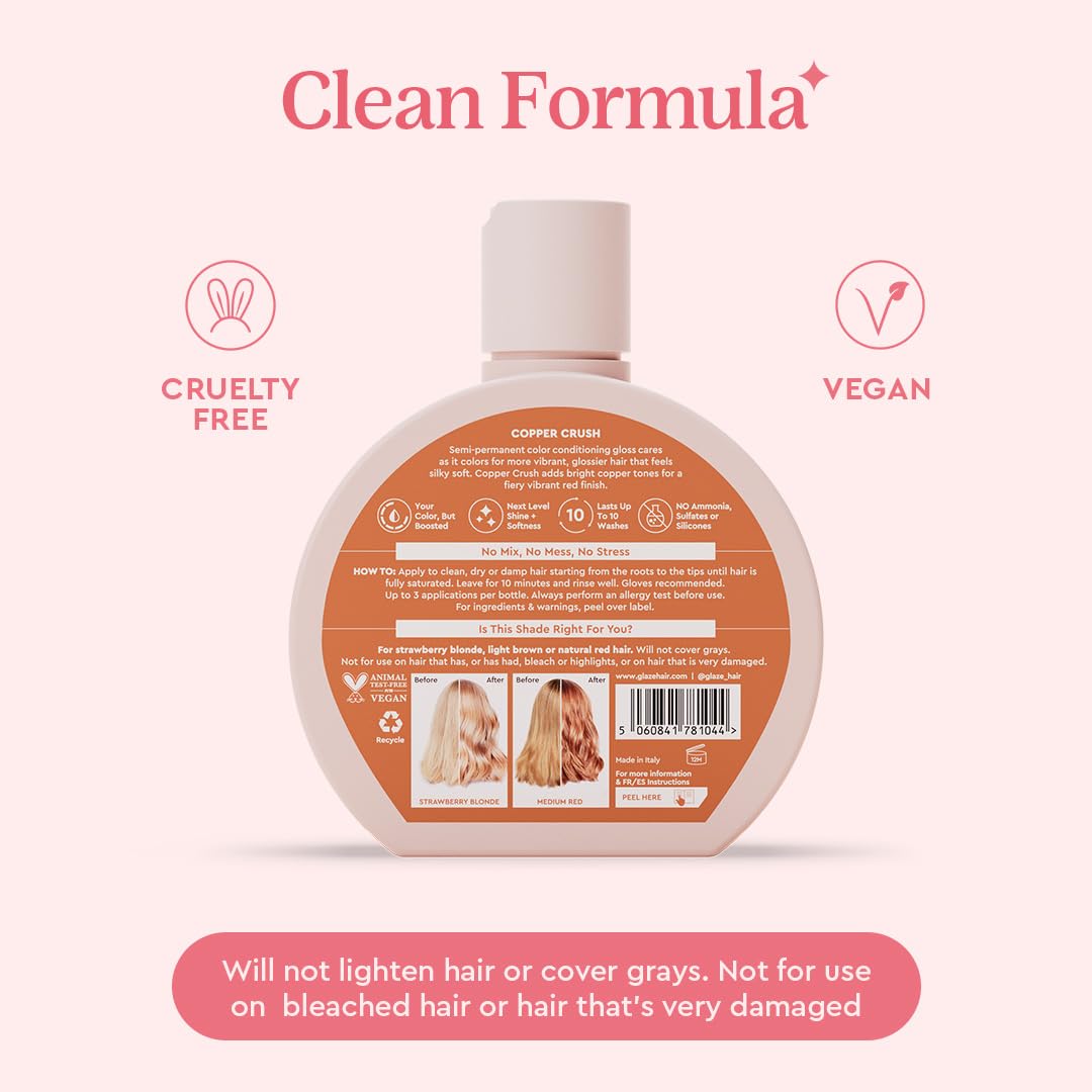 glaze ingredient visual featuring vitamin E for hair nourishment